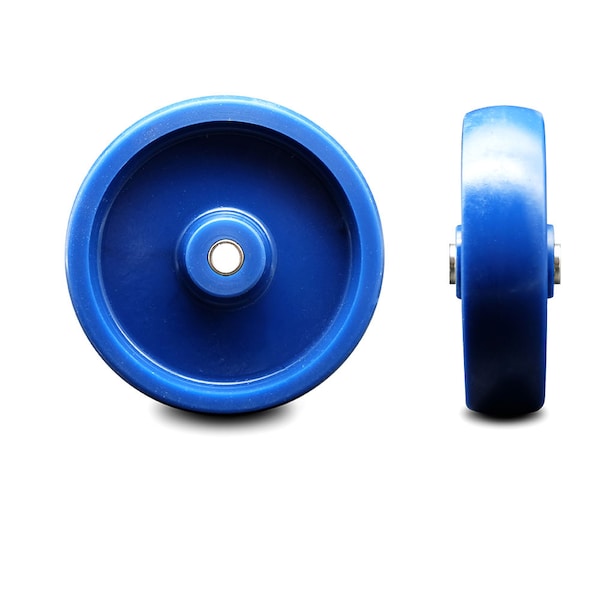 SCC - 5" Solid Polyurethane Wheel Only - 3/8" Bore - 700 lbs Capacity
